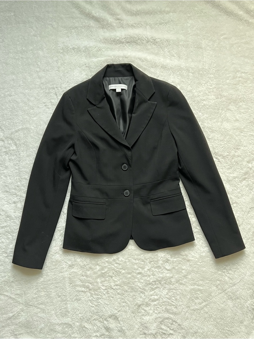 New York & Company Black Fitted Women's Blazer